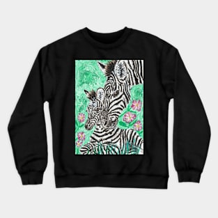 Zebras Crewneck Sweatshirt